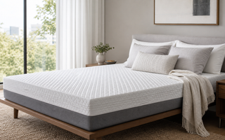 Responsive mattress surface in bright bedroom for durability guide