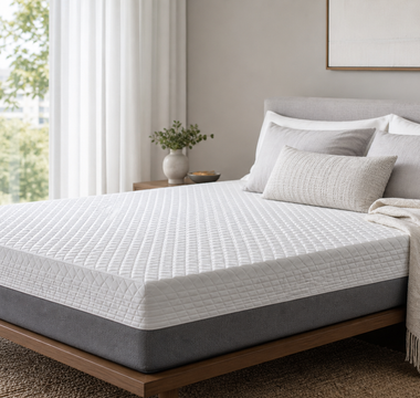 Responsive mattress surface in bright bedroom for durability guide