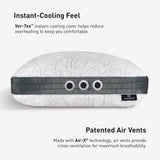 Bedgear Storm Performance Pillow - product shot, side view