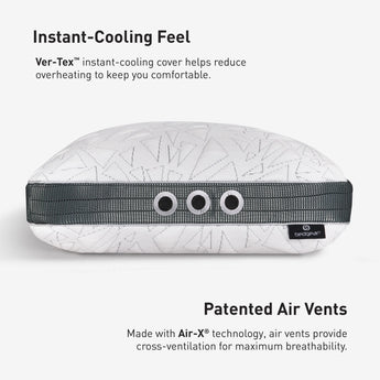 Bedgear Storm Performance Pillow - product shot, side view