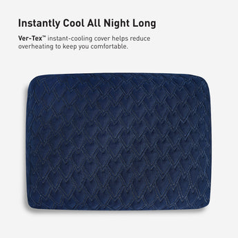 Bedgear Night Ice Performance Pillow - product shot, top view