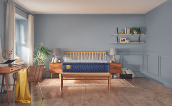 Remmington Soft Pillowtop Mattress - flat view, styled room view