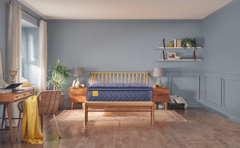 Remmington Soft Pillowtop Mattress - flat view, styled room view