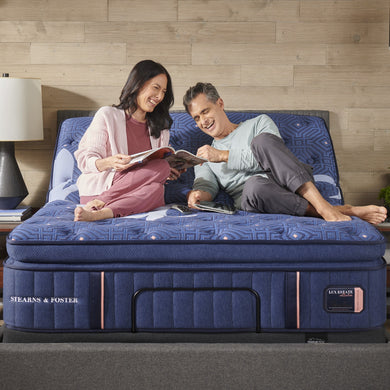Stearns & Foster® Lux Estate Firm Euro Pillow Top Mattress - lifestyle view