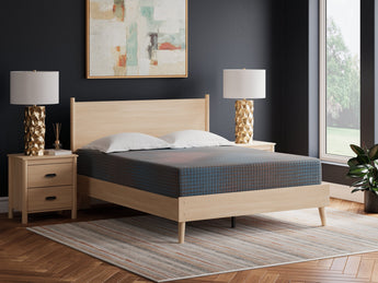 Sierra Sleep 13 Inch Hybrid Hot Buy Mattress, angled view on a bed frame