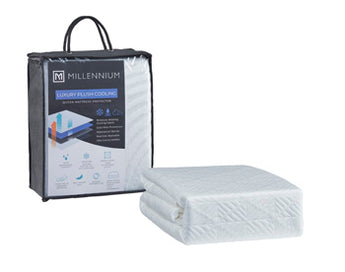 Sierra Sleep Advanced Protector Queen Mattress Protector, white waterproof cover