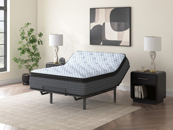 Sierra Sleep Destin Cove PT Mattress on an adjustable base in a bedroom setting