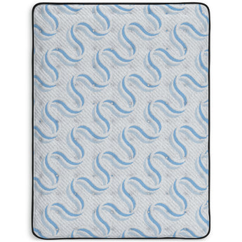 Sierra Sleep Elite Springs Plush Mattress, close up of the quilted top cover
