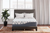 Sierra Sleep 14 Inch Chime Elite 2.0 Mattress, front bedroom view on upholstered platform bed