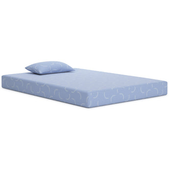 Sierra Sleep iKidz Ocean Mattress and Pillow, angled product view