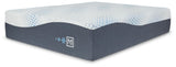 Sierra Sleep Millennium Luxury Plush Gel Latex Hybrid Mattress, white, side profile