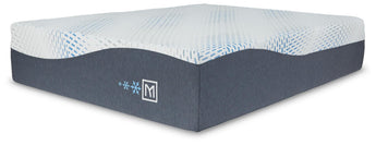 Sierra Sleep Millennium Luxury Plush Gel Latex Hybrid Mattress, white, side profile