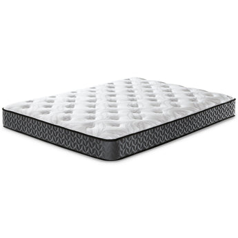 Sierra Sleep 8 Inch Bonnell Hybrid Mattress, angled studio view