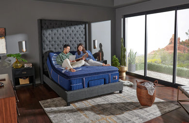 Stearns & Foster Reserve® 17" Soft Pillow Top Mattress - adjustable base pairing, lifestyle view