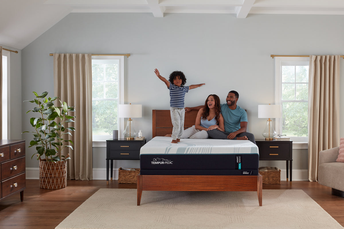 Tempur-Pedic Adapt® 11" Medium Mattress - adjustable base pairing, lifestyle view
