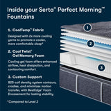 Serta Perfect Morning Fountains Medium Pillow Top 16" Mattress - inside the mattress, layer by layer