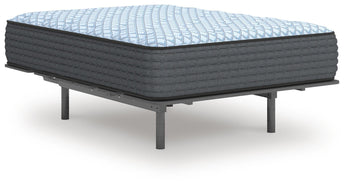 Sierra Sleep Destin Cove Plush Mattress corner view showing the quilted cover and coil edge construction