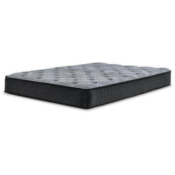 Sierra Sleep Comfort Plus Mattress, angled corner view of the quilted diamond tufted cover