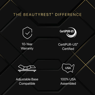Beautyrest - Mattress Overstock | Mattress Store | Kentucky - Beautyrest Black® Series Three 15.25" Firm Hybrid Mattress