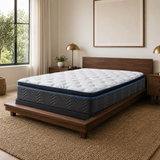Jamison Hudson Bay Cooling Pillowtop mattress on wood platform, Mattress Overstock Kentucky