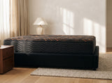 Jamison Sleep Response Elevate Plush mattress, side profile showing the mattress height