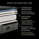 Beautyrest - Mattress Overstock | Mattress Store | Kentucky - Beautyrest Black® Series One 13.25" Firm Hybrid Mattress