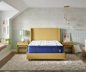 Stearns & Foster® Studio 14.5" Medium Euro Pillow Top Mattress