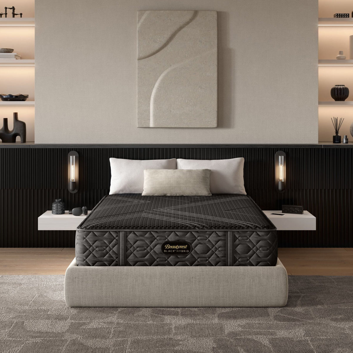 Beautyrest - Mattress Overstock | Mattress Store | Kentucky - Beautyrest Black® Series One 13.25" Plush Hybrid Mattress