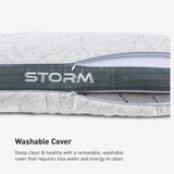 Bedgear Storm Performance Pillow - zipper detail