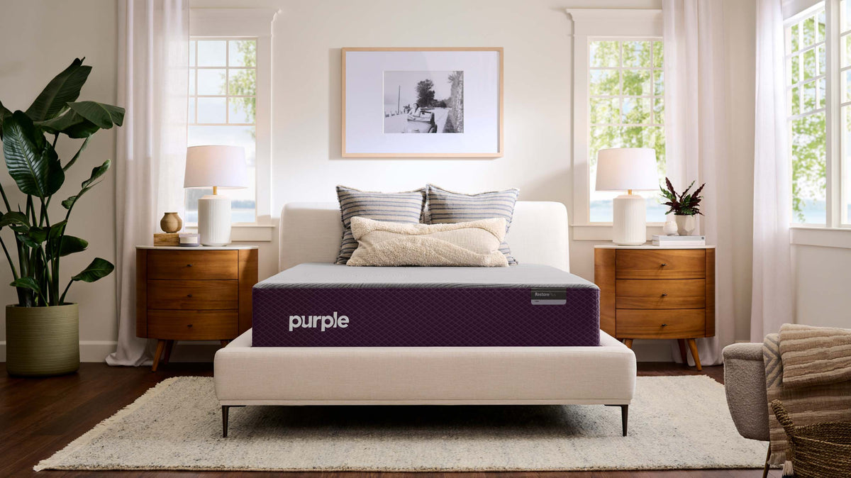 Purple - Mattress Overstock | Mattress Store | Kentucky - Purple Restore Plus™ Firm Hybrid Mattress
