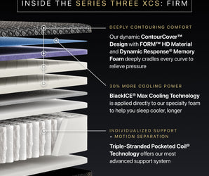 Beautyrest Black® Hybrid Series Three XCS 14.5" Firm Mattress
