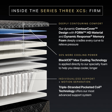 Beautyrest Black® Hybrid Series Three XCS 14.5" Firm Mattress