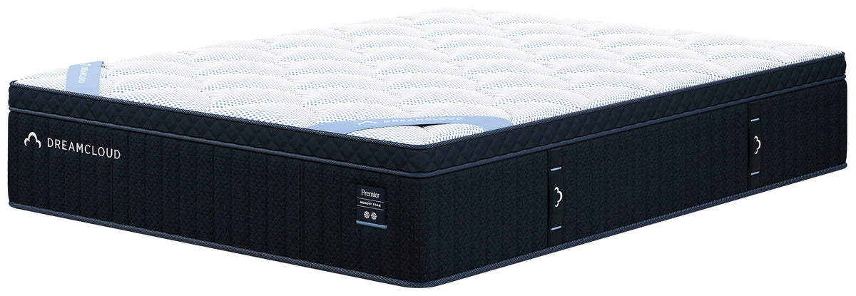 DreamCloud Premier Memory Foam Mattress, Queen size angle view