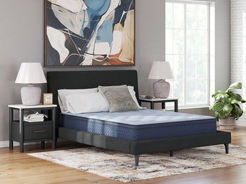 Sierra Sleep Peak 2.0 12 Hybrid Mattress, styled in a bedroom