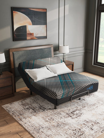 Sierra Sleep Millennium 2.0 Foam 12 Inch Mattress, flexed on an adjustable base