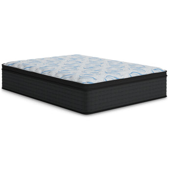 Sierra Sleep Elite Springs Plush Mattress, angled product view on white background