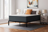 Sierra Sleep Hybrid 1400 Mattress, corner view in a bedroom setting