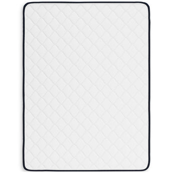 Sierra Sleep Ashley Firm Mattress, quilted knit cover top view closeup
