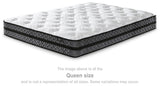 Sierra Sleep 10 Inch Pocketed Hybrid Mattress, angled view
