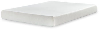 Sierra Sleep Chime 8 Inch Memory Foam Mattress, Queen size, white tight top