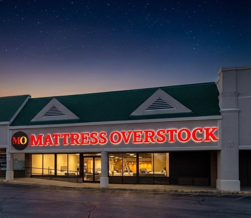 Mattress Overstock Somerset showroom storefront