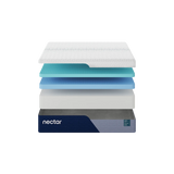 Nectar Premier Mattress - layered construction, front view