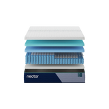 Nectar Premier Hybrid Mattress - layered construction, front view