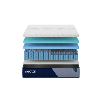 Nectar Premier Hybrid Mattress - layered construction, front view