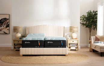 Tempur-Pedic LuxeAdapt® 13" Firm Mattress - undressed bed view
