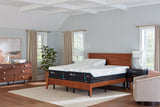 Tempur-Pedic Adapt® 11" Medium Hybrid Mattress - adjustable base pairing, three-quarter view