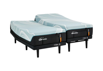 Tempur-Pedic LuxeAdapt® 13" Firm Mattress - adjustable base pairing, three-quarter view