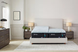 Tempur-Pedic ProAdapt® 12" Medium Hybrid Mattress - adjustable base pairing, head-on view