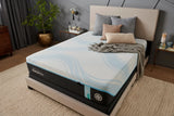 Tempur-Pedic ProBreeze® Medium Mattress - flat view, styled room view