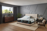 Tempur-Pedic ProBreeze® Medium Mattress - adjustable base pairing, styled room view